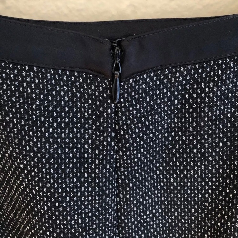 ETRO Wool Knit Knee Length Pencil Black with Green Size 40/US 4 Italy - Picture 8 of 8
